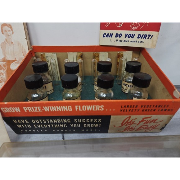 Vintage Sudbury Soil Test Kit Complete 1950s Garden Chemistry Set Gardener Decor - Picture 3 of 16